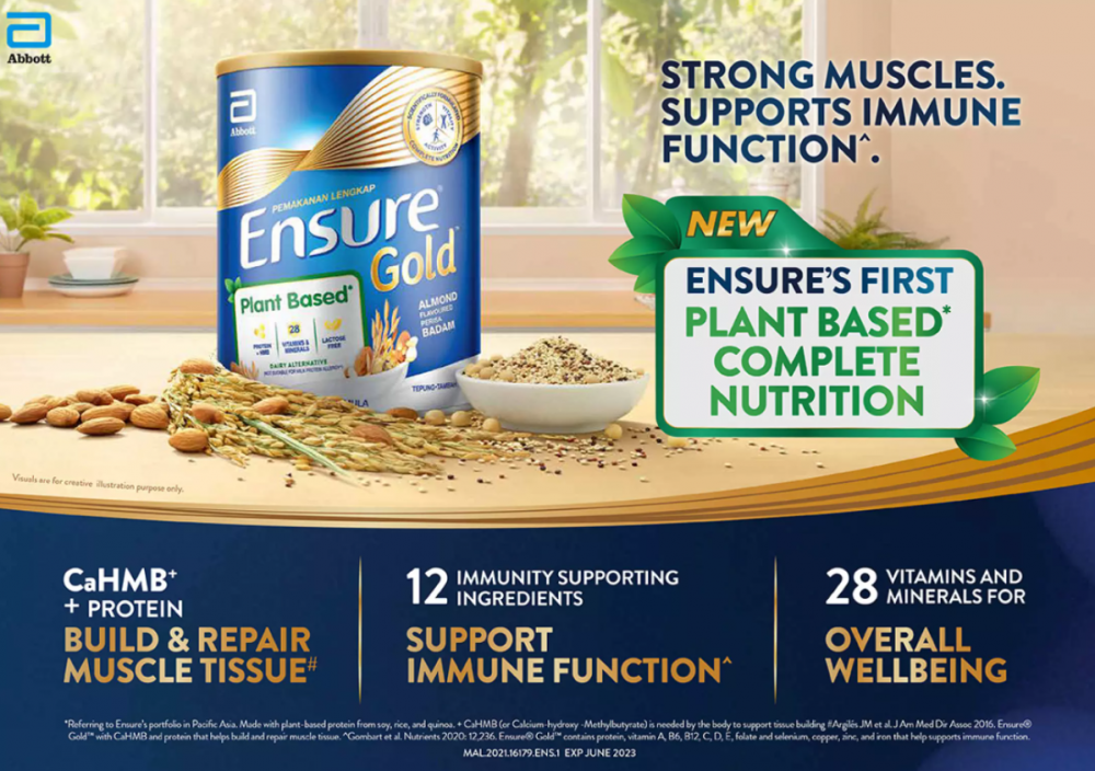 Ensure Gold Plant Based Offers Plant Based Complete Nutrition Mini Me