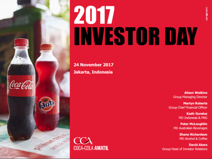 coca cola amatil investor presentation