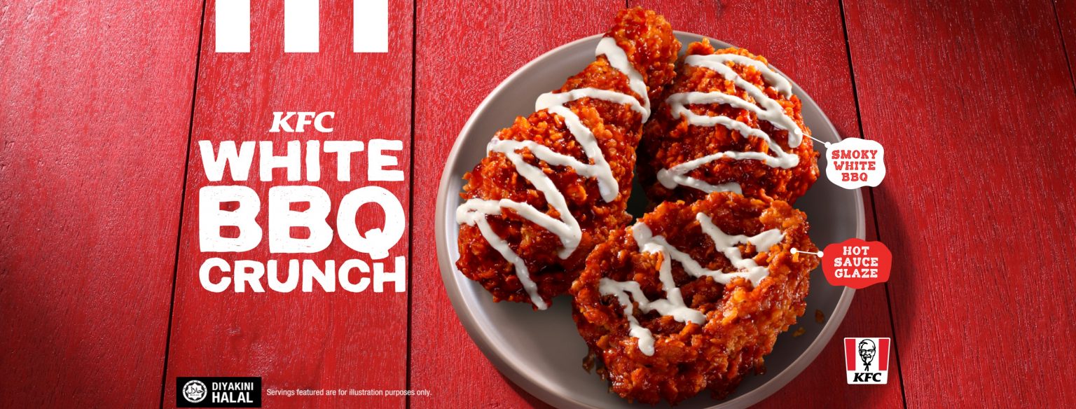 New KFC White BBQ Crunch shows BBQ sauce can be in white Mini Me Insights