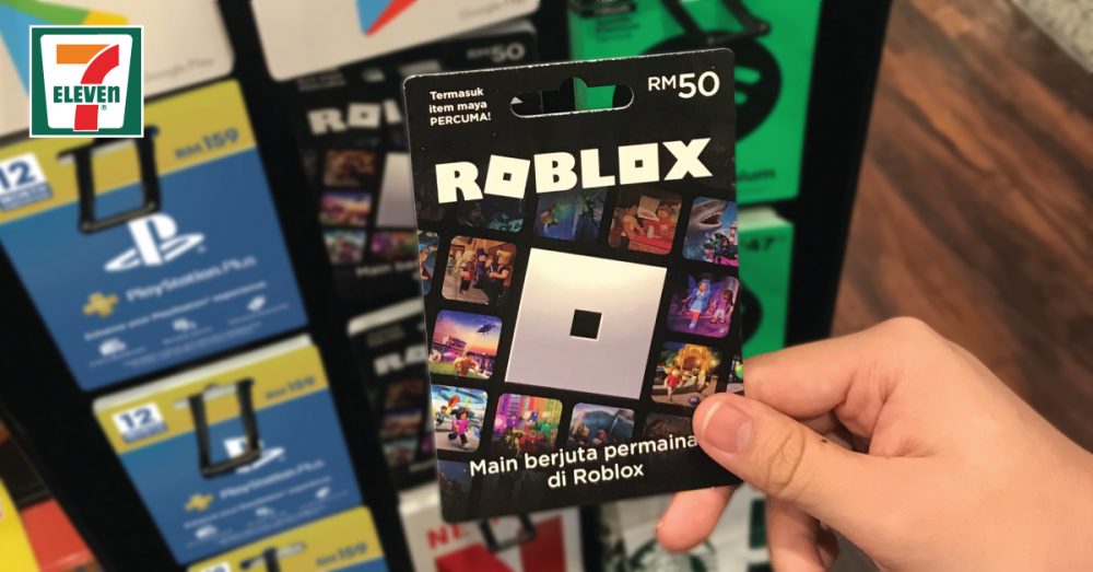 Roblox Gift Cards Now Available At 7 Eleven Malaysia Mini Me Insights