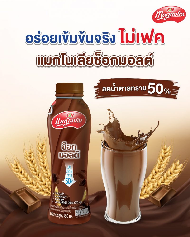 New F&N Magnolia Chocolate Malt Drink with 50% less sucrose - Mini Me ...