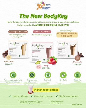 Amway Indonesia launches BodyKey By Nutrilite Meal Replacement Shake ...