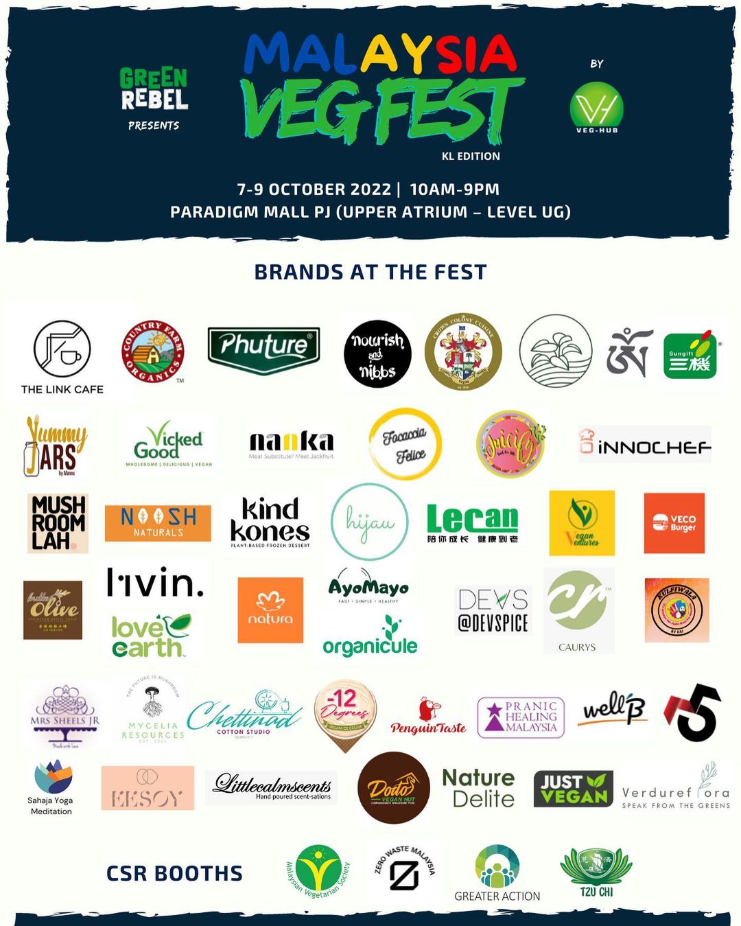 Event listing Malaysia Veg Fest — KL Edition will be held on 79