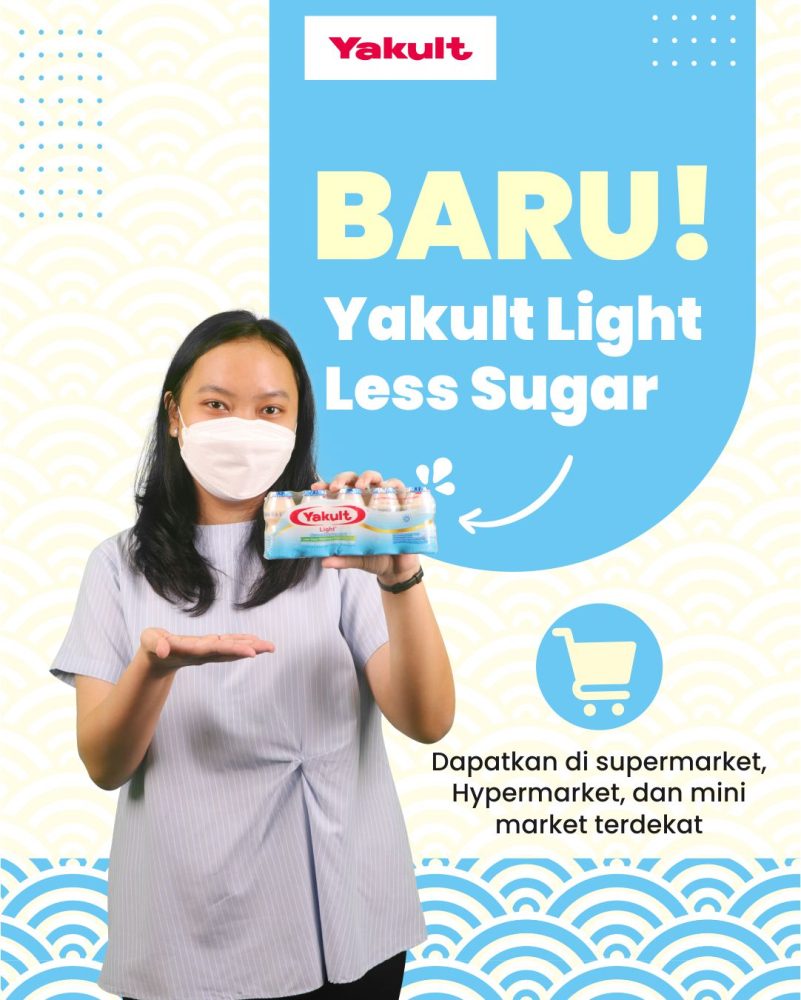 Yakult Light Less Sugar Launched In Indonesia Mini Me Insights