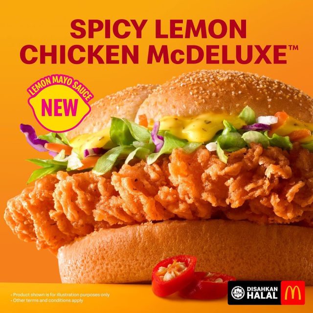 New Spicy Lemon Chicken McDeluxe by McDonald's Malaysia - Mini Me Insights