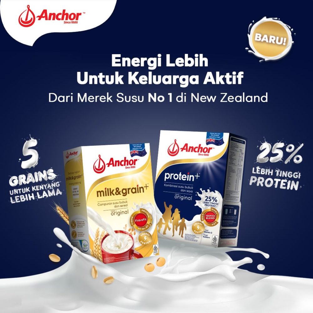 Fonterra Indonesia releases Anchor Milk & Grain and Anchor Protein+ ...